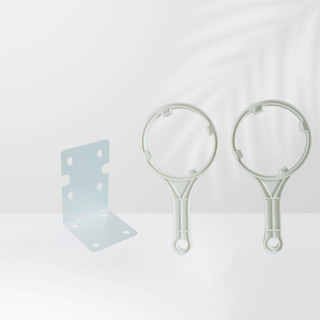 Bộ cốc béo lọc nước 20 inch ren 34 dùng cho hệ thống lọc nước sinh hoạt kèm tay vặn & giá đỡ