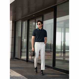 [T7_SALE 20%] Áo Polo Nam 9APCT525 Biluxury Form Slimfit Sợi Vải DTY Co Giãn Thoáng Khí Mềm Mại