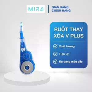 Ruột Băng Xóa PLUS 5mm x 12m - Ruột thay thế cho băng xóa V, V+ - Đa Dạng Màu Sắc