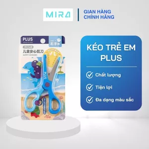 Kéo Học Sinh Lưỡi Kim Loại Bọc Nhựa - An Toàn Của PLUS