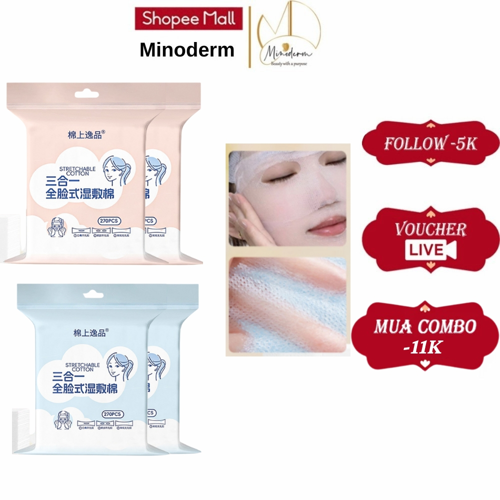 Mặt nạ nén MINODERM thiết kế mỏng nhẹ, ôm sát khuôn mặt, ngấm nước và ...