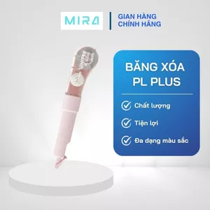Bút Xóa Kéo, Bút Xóa Giấy, Băng Xóa Whiper - PL PLUS Màu Pastel