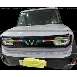 Decal dán thanh crom Vinfast VF3 chất liệu in dầu 3 lớp cao cấp không thấm nước không phai màu