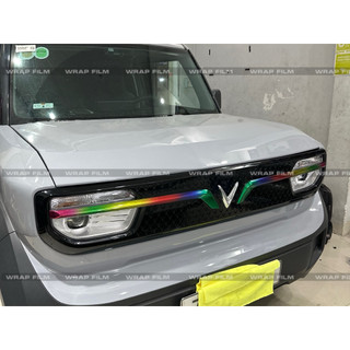Decal dán thanh crom Vinfast VF3 chất liệu in dầu 3 lớp cao cấp không thấm nước không phai màu