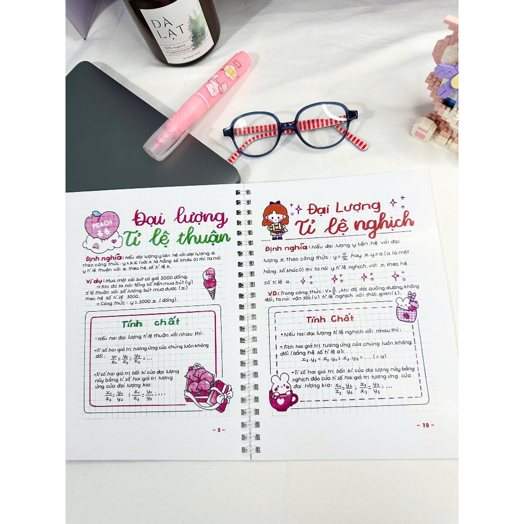 Sketchnote Sổ tay học giỏi Toán 7, sổ tay tổng hợp đầy đủ kiến thức môn Toán 7