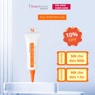 Gel Silicone ngăn ngừa sẹo lồi, sẹo xấu, sẹo lâu năm Strataderm chính hãng