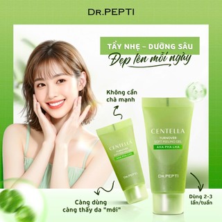 Gel Tẩy Tế Bào Chết Chiết Xuất Rau Má Dr.Pepti Centella Turnover Soft Peeling Gel