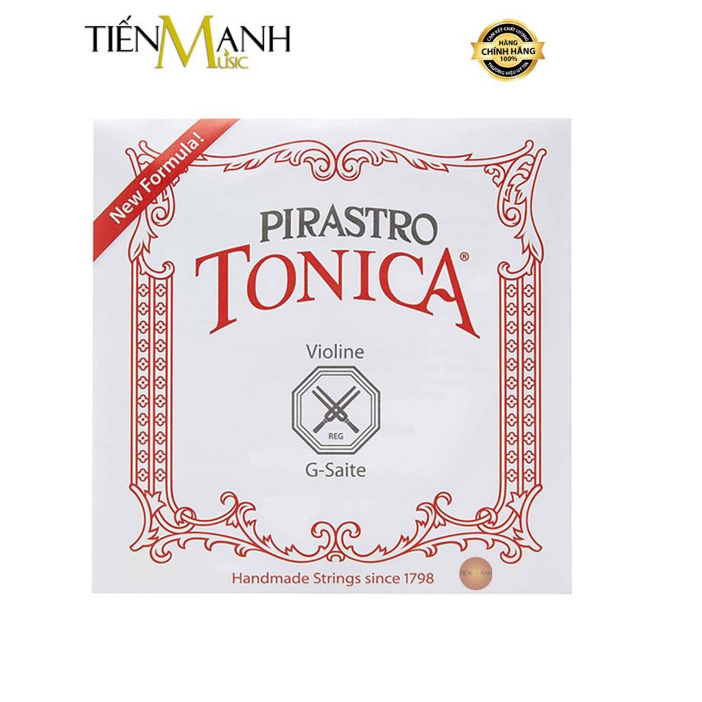 Original Pirastro Tonica Violin Strings Full Set (412021) , Ball End ,Nylon Strings Made In - Foto 3