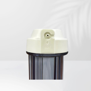 Cốc lọc nước trong suốt 10 inch ren 13 dùng cho lọc nước giếng khoan, nước máy sinh hoạt