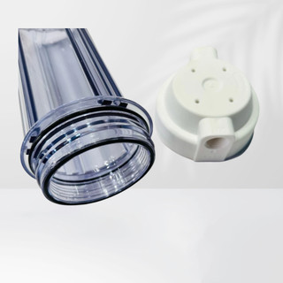 Cốc lọc nước trong suốt 10 inch ren 13 dùng cho lọc nước giếng khoan, nước máy sinh hoạt