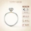 Nhẫn Cầu Hôn Tierra Summer Lotus NCH1905 Vàng 14K 18K, Tấm CZ, Lấy Cảm Hứng Từ Hoa Sen Tinh Khôi