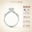 Nhẫn Cầu Hôn Tierra Aphrodite’s Blessing NCH1022 Vàng 14K 18K Tấm CZ Lấy Cảm Hứng Từ Chiếc Váy Cưới
