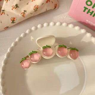 IK Kẹp Tóc Cá Mập Quả Đào Hoa Hồng Nhiều Kiểu Dễ Thương Kẹp Càng Cua K382