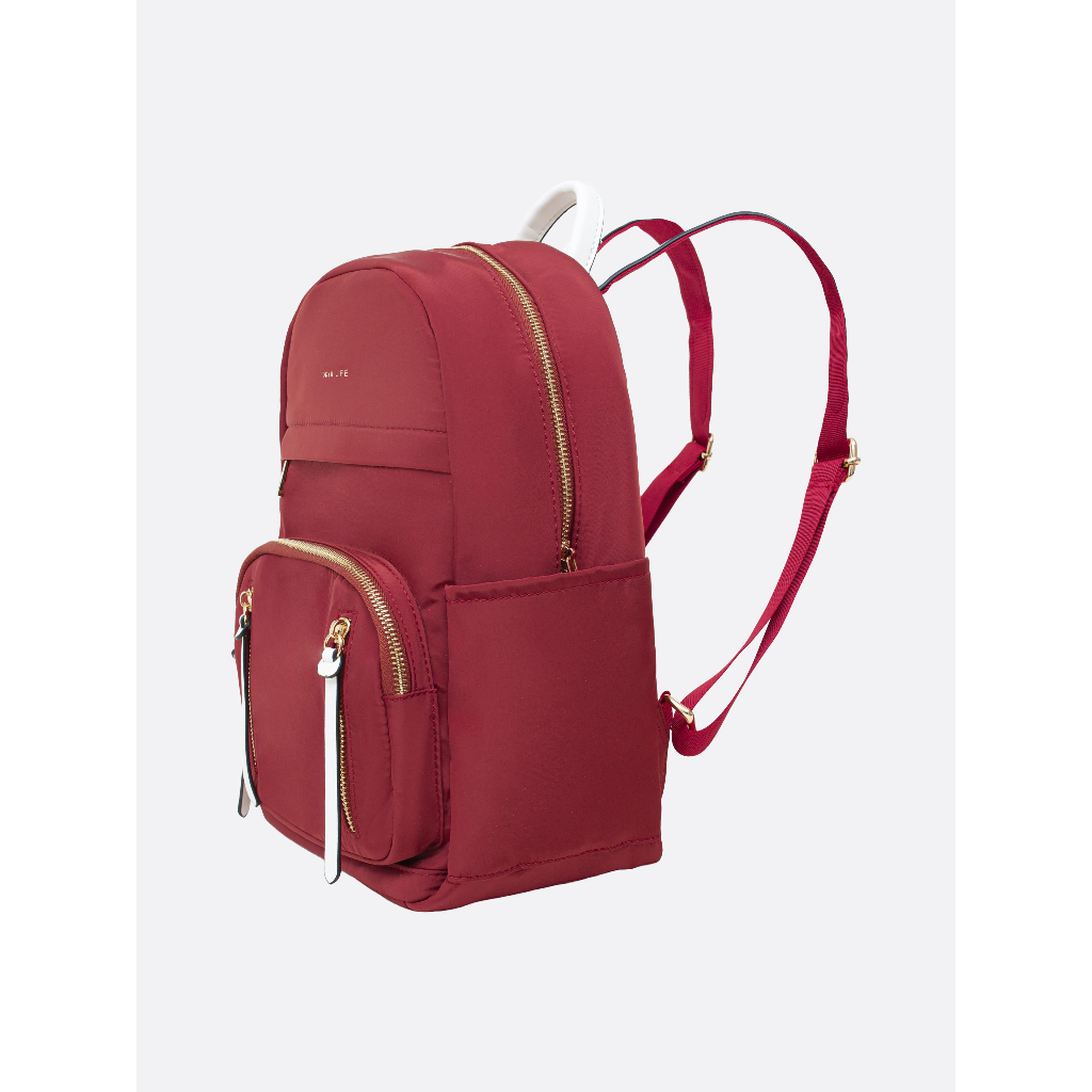 Balo đi học basic TOKYOLIFE chống nước chống thấm siêu nhẹ phong cách thời trang 40001933 (24x16x33cm)