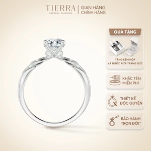 Nhẫn Cầu Hôn Tierra NCH1317 Vàng 14K 18K, Tấm CZ/ KC, Thiết Kế Sang Trọng Tinh Tế, Nhẫn Hẹn Ước