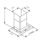 Máy Hút Mùi Kính Cong Canzy CZ-3870Q | Inox Bền Đẹp – Hút Mạnh 1100m³/h – Độ Ồn Thấp – Khử Mùi Hiệu Quả – BH 3 Năm — ảnh 5