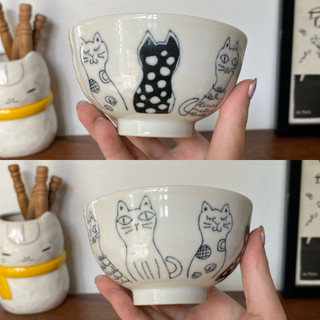 [Ảnh Thật] Tổng Hợp Chén Đĩa Mèo Cute Dễ Thương - Gốm Nhật 2hand