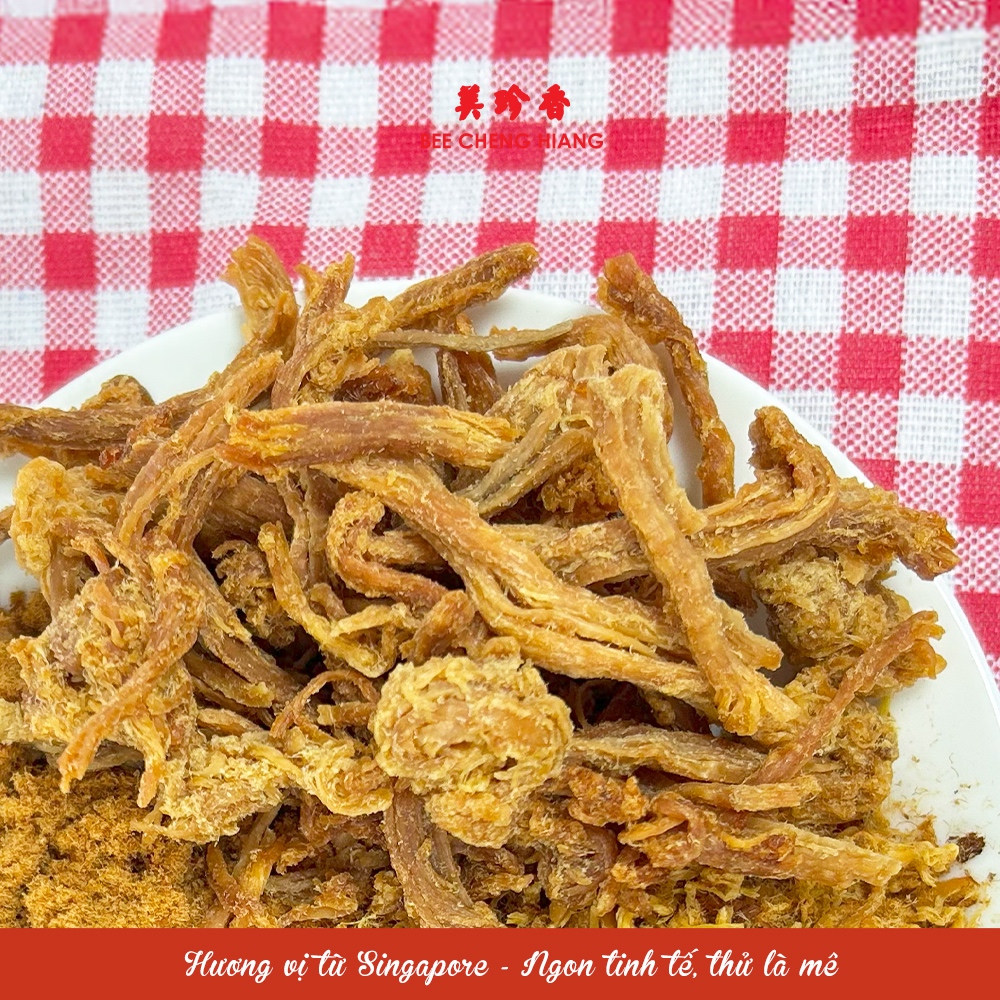 Chà bông heo sợi giòn Bee Cheng Hiang - Crispy Pulled Pork - Chà bông Singapore