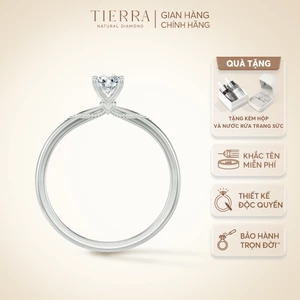 Nhẫn Cầu Hôn Tierra Veil Kiss BCH7109 Vàng 10K/ 14K/ 18K Dành Cho Cặp Đôi, Nhẫn Hẹn Ước