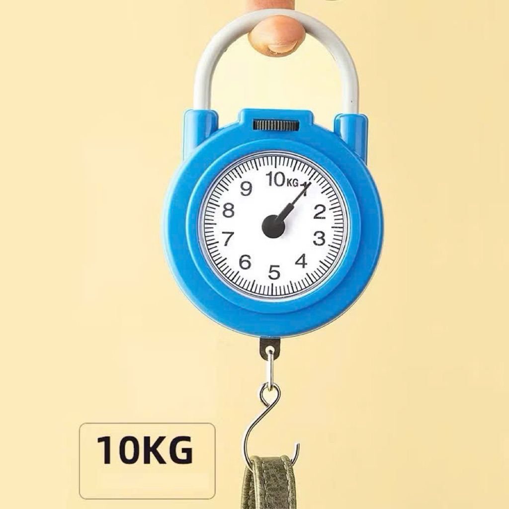 Cân cầm tay mini 10kg móc treo lò xo cơ học