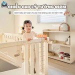 Quây Cũi Nhựa Cho Bé Pakey Mẫu Mới Cao Nhất 65cm, Quây Cũi Phong Cách Nhật Bản Dày Dặn Chắc Chắn White House — ảnh 2