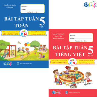 Sách - Bài Tập Tuần Toán Và Tiếng Việt Lớp 5 - Kết Nối Tri Thức Với Cuộc Sống