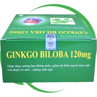 Combo 5 Hộp Ginkgo Biloba 120 mg Xanh Lá 100 Viên - Vinaphar - Vinaphar - Vitamin Phục Hồi
