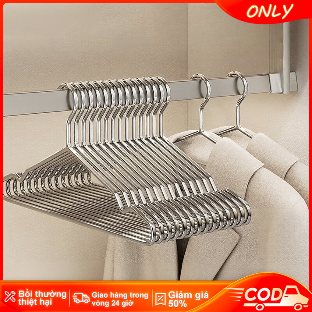 ONLY Combo 10 Móc Inox Treo Quần Áo Tiện Lợi Móc Treo Đồ Cao Cấp Chất ...