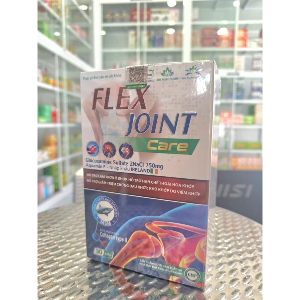 (Lọ 30 viên) Dưỡng Khớp Flex Joint Giúp Giảm Đau Nhứt Xương Khớp, Giảm Thoái Hoá Khớp, Tạo Dịch Nhờn Cho Khớp Khoẻ Mạnh