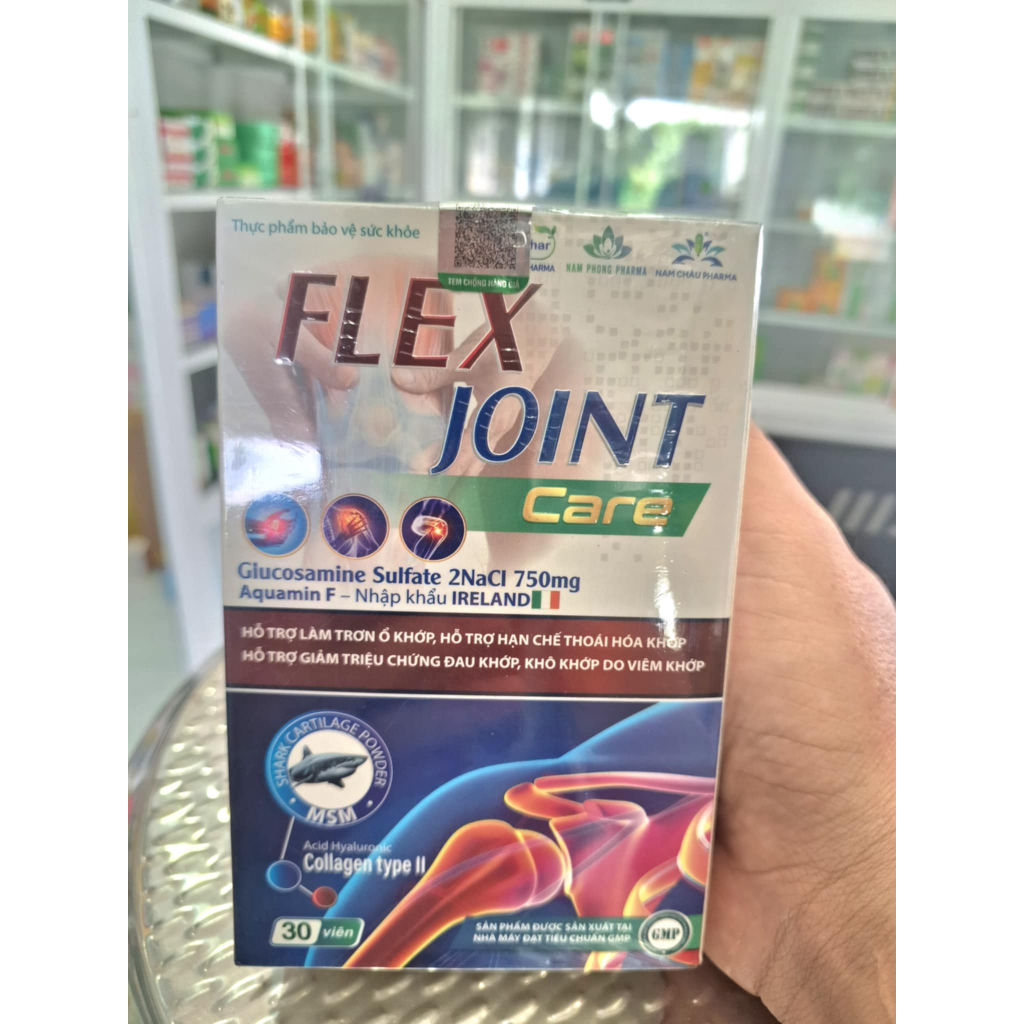 (Lọ 30 viên) Dưỡng Khớp Flex Joint Giúp Giảm Đau Nhứt Xương Khớp, Giảm Thoái Hoá Khớp, Tạo Dịch Nhờn Cho Khớp Khoẻ Mạnh