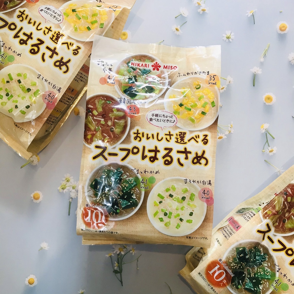 Miến ăn liền ngũ vị Hikari Miso Nhật Bản  thơm ngon, hấp dẫn. Cho bé từ 12 tháng tuổi