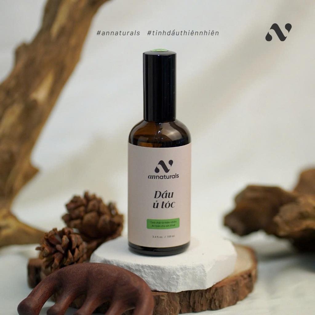 Dầu ủ tóc thiên nhiên 100ml | Dành cho tóc bị khô cứng, tóc yếu và gẫy rụng
