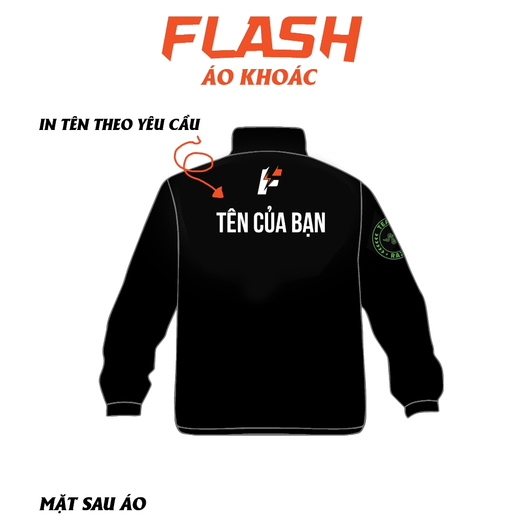 Áo khoác Team Flash - SP1 | Liên Quân Mobile | Đội tuyển E-Sport Việt ...