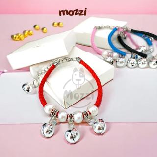 Vòng cổ hạt charm hình mix ngẫu nhiên và chuông cho chó mèo (không kèm thẻ tên)