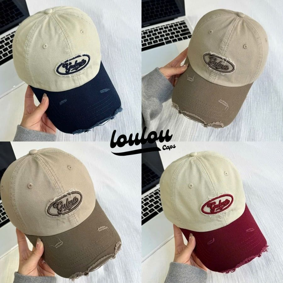 Mũ Nón Lưỡi Trai Rách Thời Trang Phối Đồ Phong Cách Rách Hàn Quốc Full ...