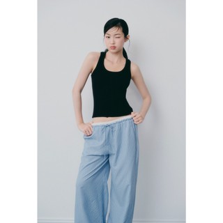 Áo len OLV hai dây ôm tôn dáng thoải mái năng động Ribbed Knit Tank Top nhiều màu phù hợp đi chơi