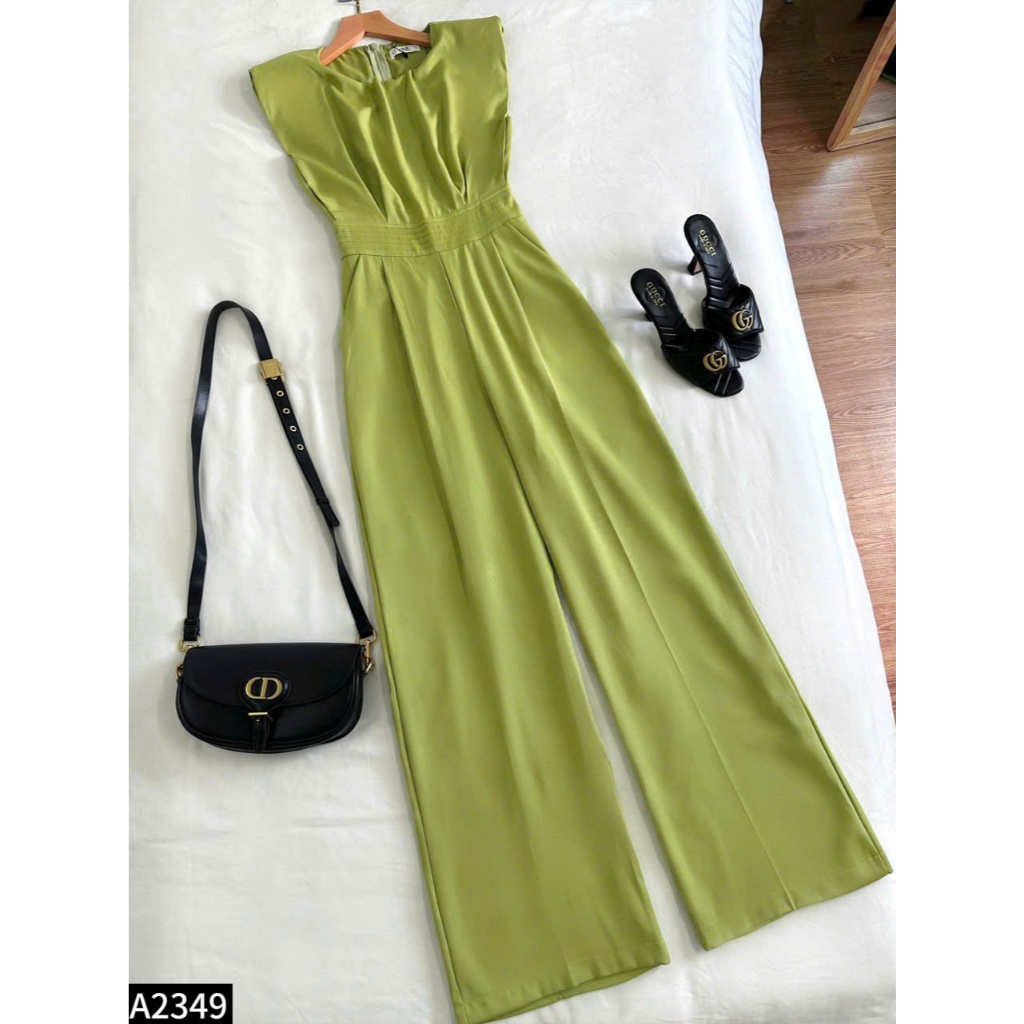 Jumpsuit sát nách cổ tròn 3 màu A2349