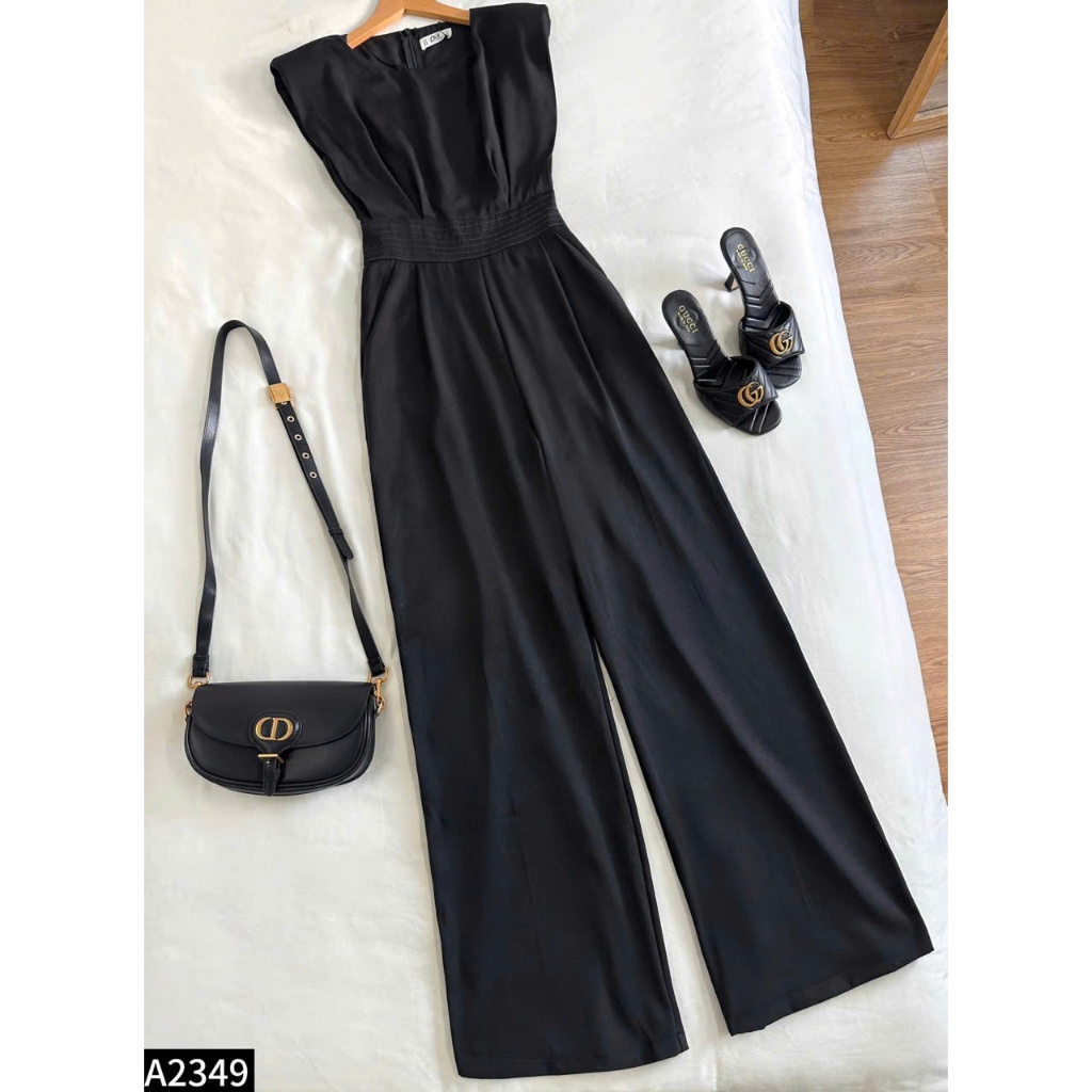 Jumpsuit sát nách cổ tròn 3 màu A2349