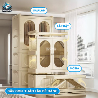 Tủ Nhựa Đựng Quần Áo Cho Bé Có Ngăn Treo, Tủ Nhựa Gấp Gọn Rộng 60cm, Bánh Xe 360, Khóa Nam Châm, Nhựa PP An Toàn - HC09