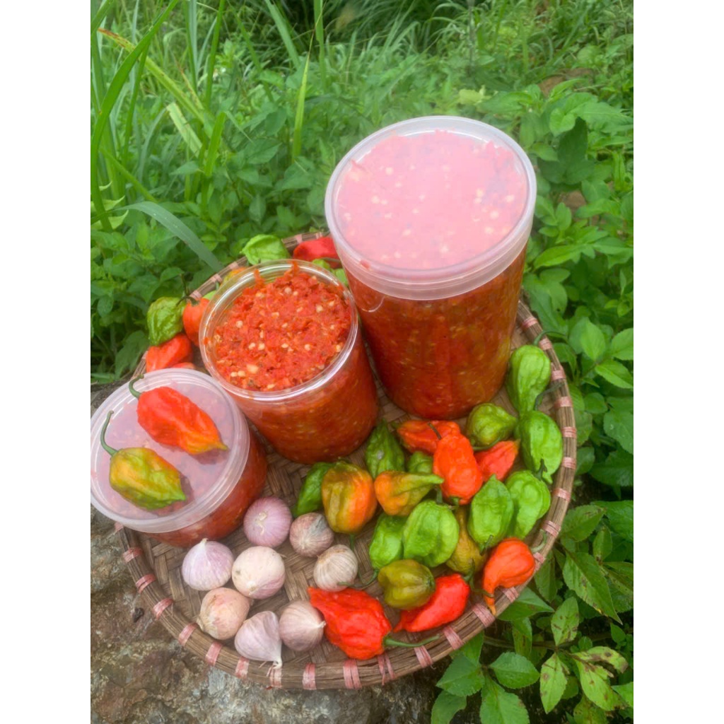 Ớt Trung Đoàn Xay muối tỏi siêu cay 150g/200g/1500g