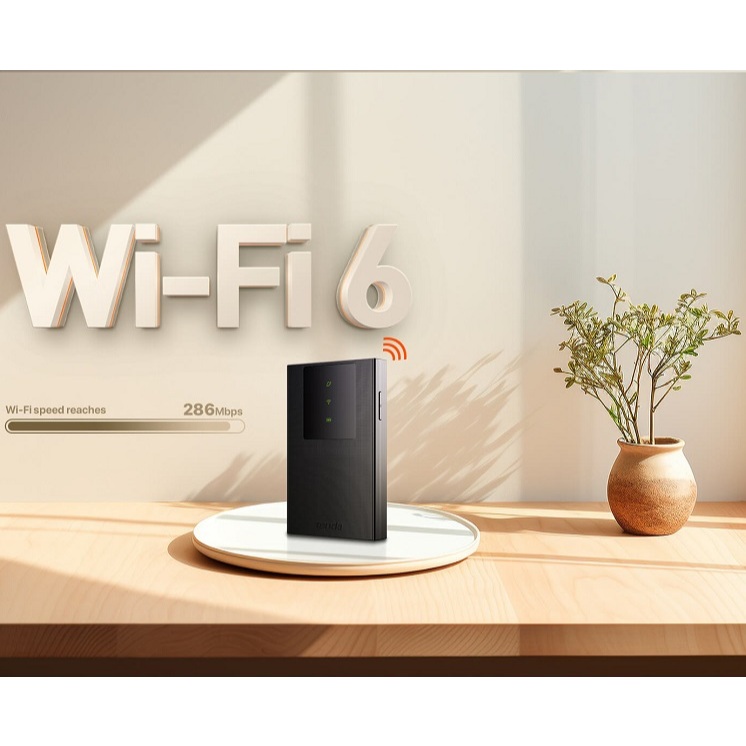 Bộ phát WiFi 6 Di Động Dùng Sim 4G LTE Tenda 4G180 Pin 2100mAh tốc độ ...