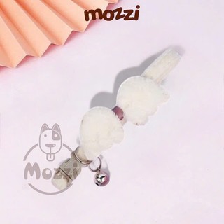 Vòng cổ cho chó mèo Doha Cánh nhung thiên thần pastel 3-7kg