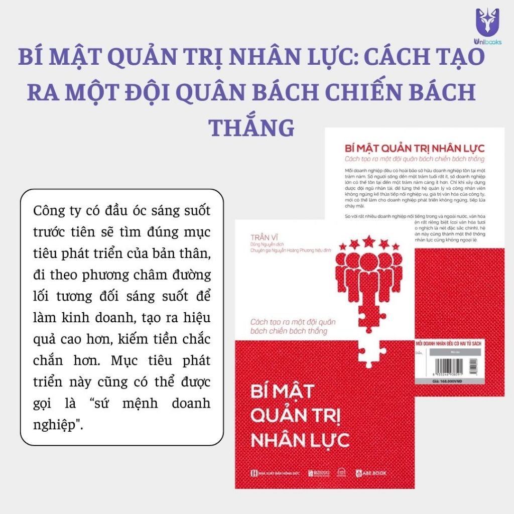 Sách - Bí Mật Quản Trị Nhân Lực: Cách Tạo Ra Một Đội Quân Bách Chiến Bách Thắng - Bizbooks