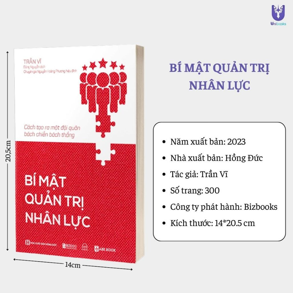 Sách - Bí Mật Quản Trị Nhân Lực: Cách Tạo Ra Một Đội Quân Bách Chiến Bách Thắng - Bizbooks