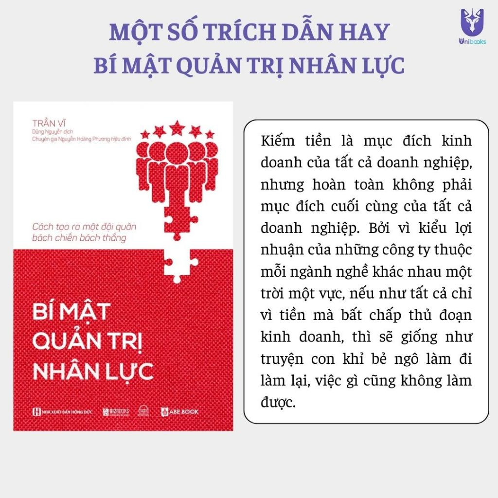 Sách - Bí Mật Quản Trị Nhân Lực: Cách Tạo Ra Một Đội Quân Bách Chiến Bách Thắng - Bizbooks