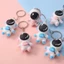 Móc khóa cặp phi hành gia , Móc khóa Thỏ không gian siêu Cute làm quà tặng xinh xắn