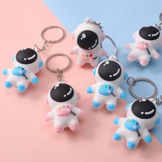Móc khóa phi hành gia , Móc khóa Thỏ không gian siêu Cute làm quà tặng xinh xắn