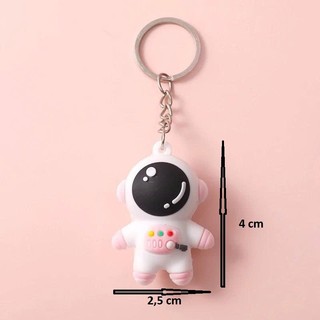 Móc khóa phi hành gia , Móc khóa Thỏ không gian siêu Cute làm quà tặng xinh xắn
