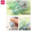 Băng Xoá Deli 20/30/40m Nắp Gập Bút Xoá Băng Thiết Kế 3 Màu Trong Suốt - Xoá Sạch Khô Siêu Nhanh