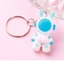 Móc khóa cặp phi hành gia , Móc khóa Thỏ không gian siêu Cute làm quà tặng xinh xắn